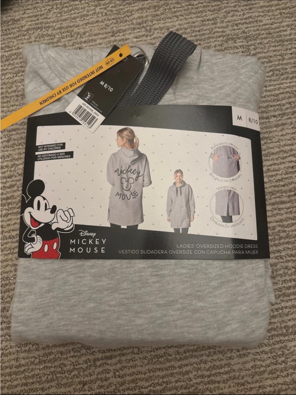 Disney Mickey Mouse sweatshirt dress -M